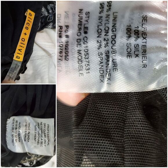 Alice + olivia black and silver ombre sequin dress - Picture 8 of 8